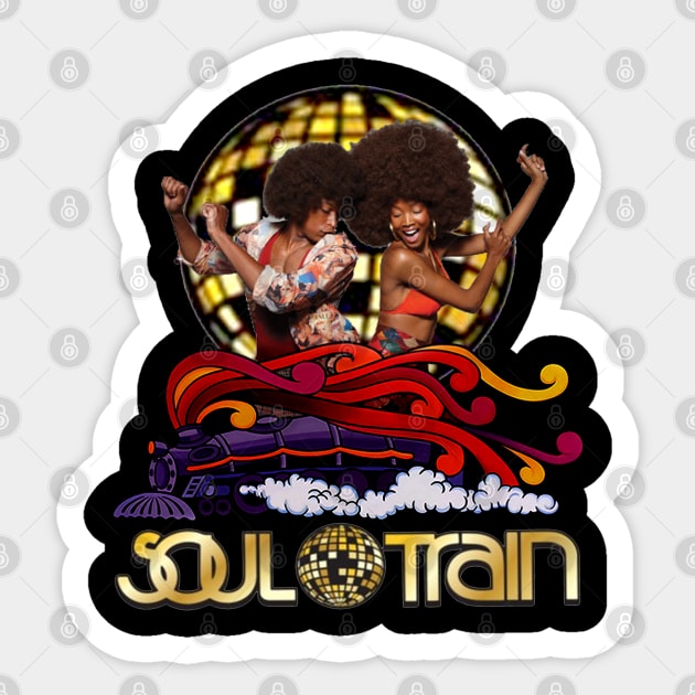 Soul Train 1971 - Black History Sticker by NandosGhotik